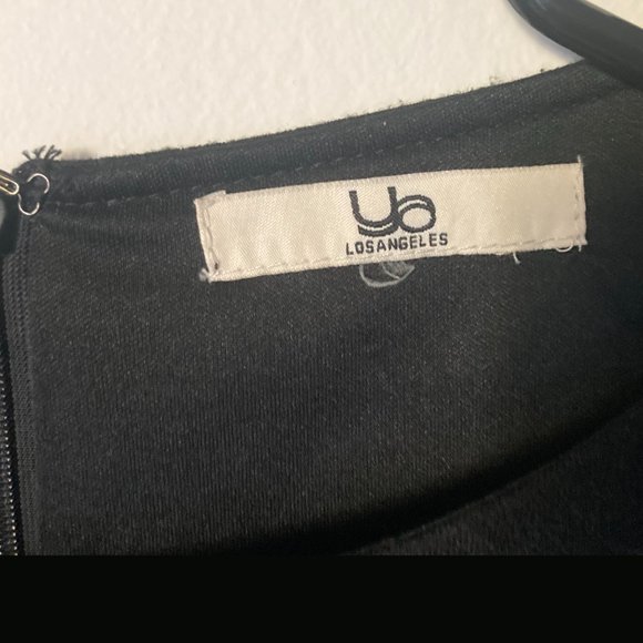 Warm Black Pencil Skirt Black Dress - Picture 2 of 2